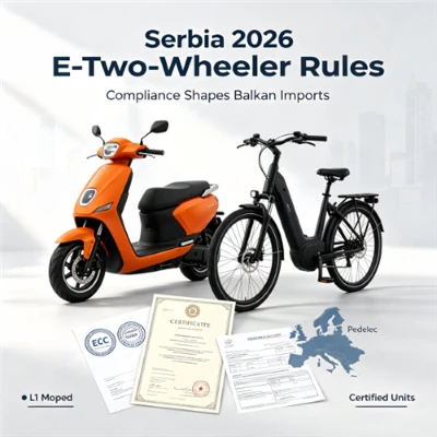 Hot udsalg! EEC-certificeret L1e knallerter klar til Serbien 2026 Ny forordning